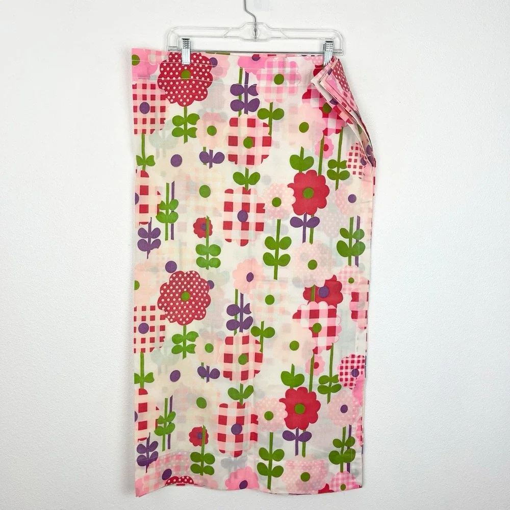 Vintage 1960/70's Floral 3 Piece Curtain Set